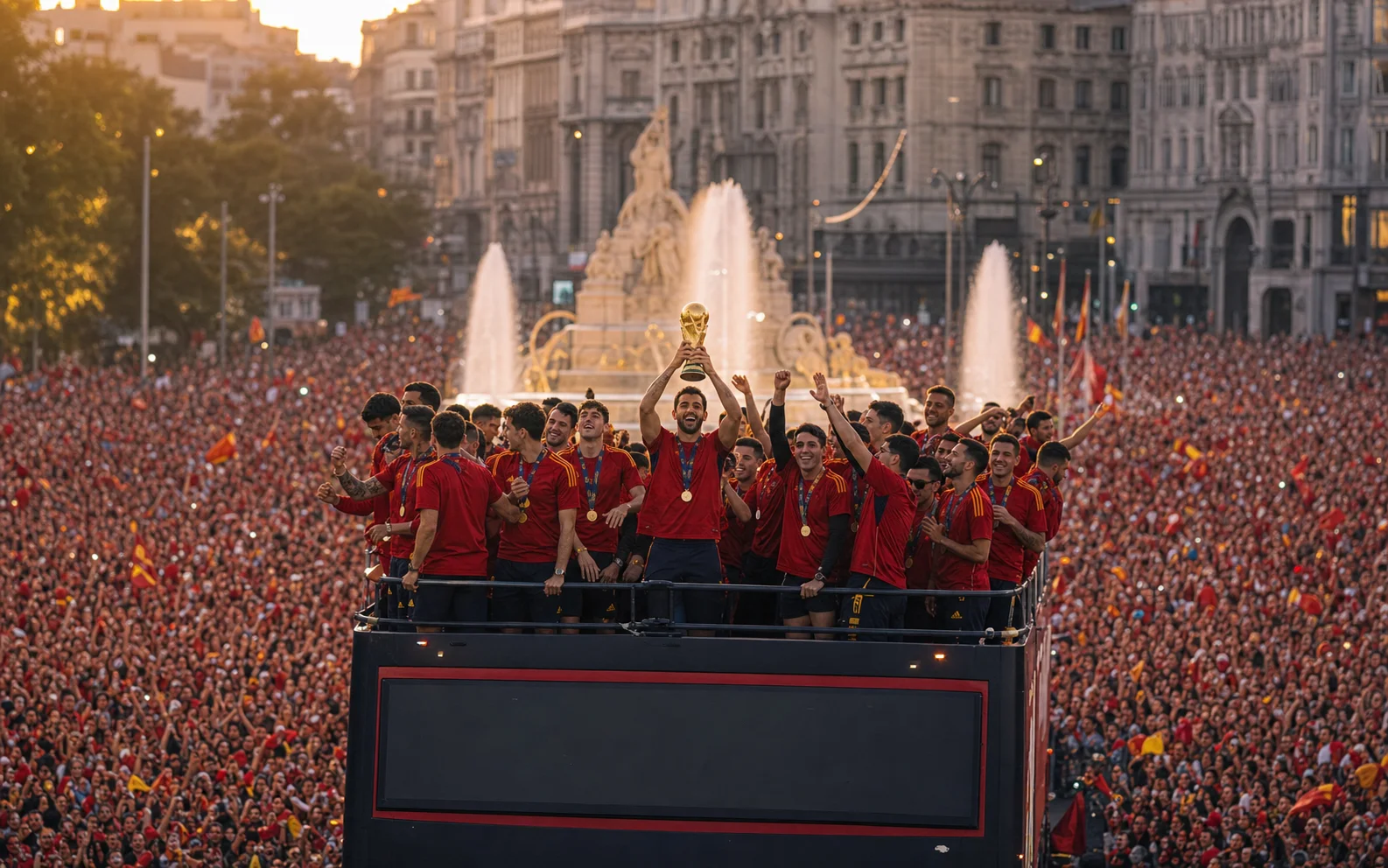 Espagne : deux millions célèbrent la Roja